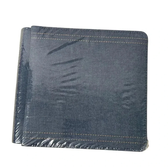 NIP Creative Memories Denim Cloth Scrapbook Album 7" square 12 Acid-Free Pages - Picture 1 of 8